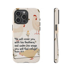 Psalm 91:4 Chicken Phone Case