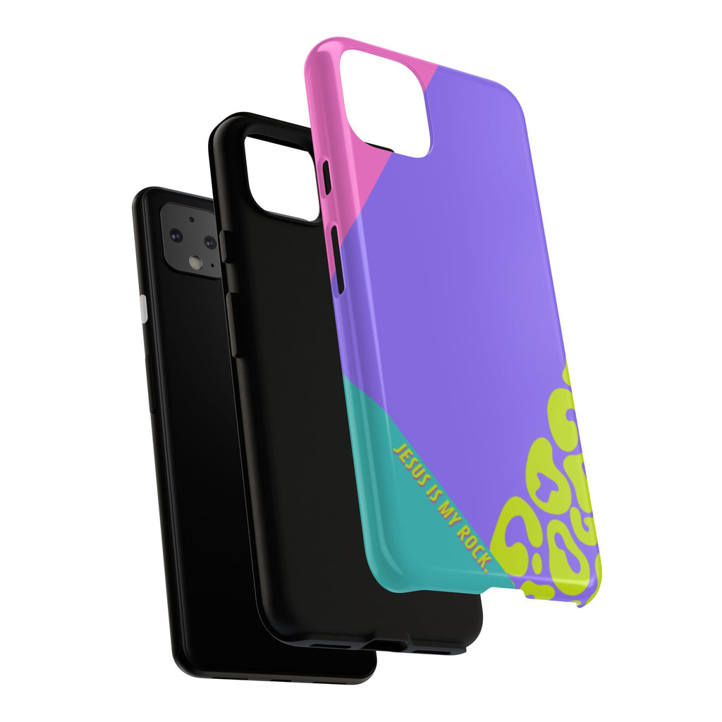 Jesus is My Rock 90's Themed Phone Case