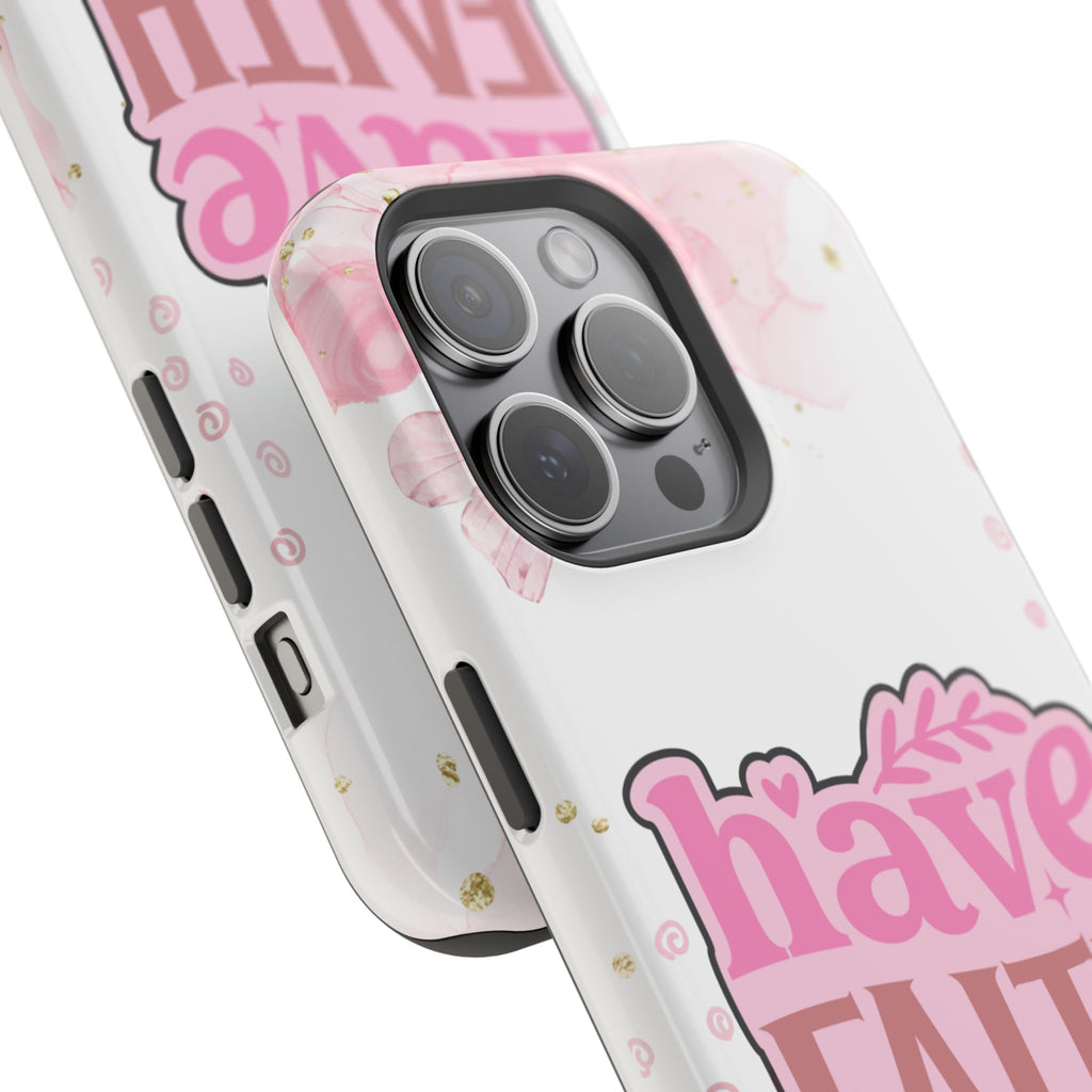 Have Faith Pink Butterfly Phone Case
