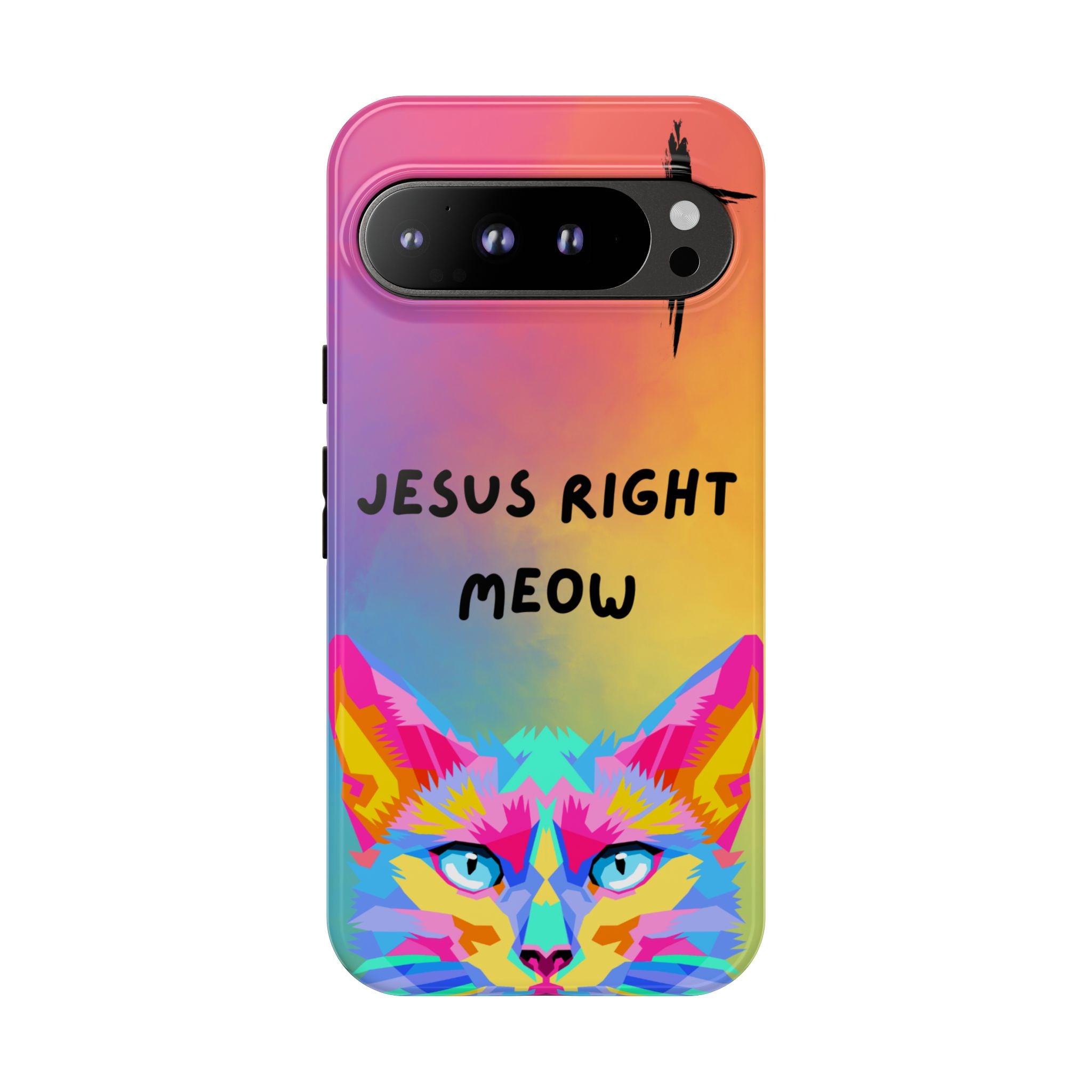 Jesus Right Meow Non MagSafe Phone Case