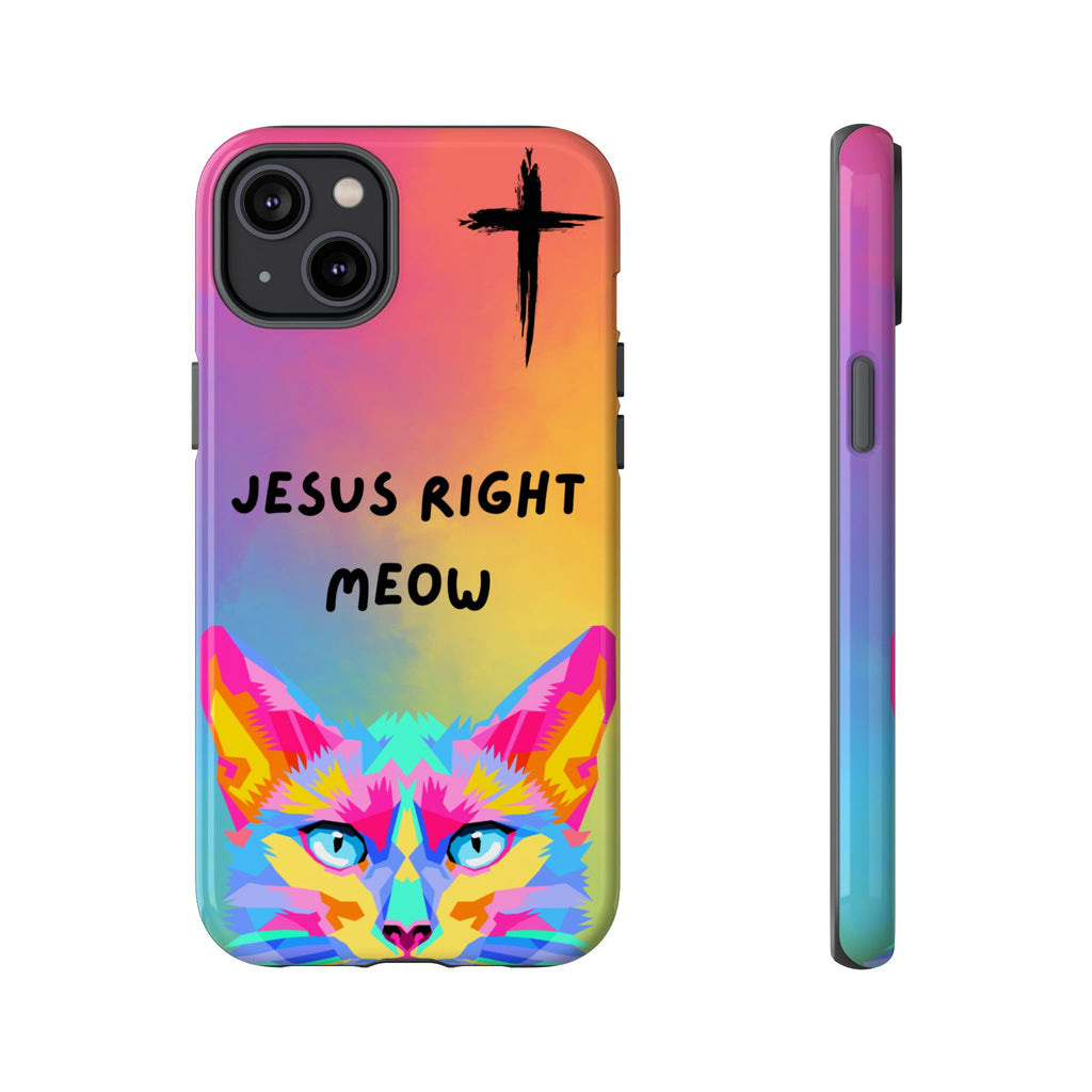 Jesus Right Meow Non MagSafe Phone Case