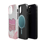 Have Faith Pink Butterfly Phone Case