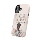 Armor of God (Dark haired woman) phone case