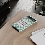 "With God, All Things Are Possible" Non MagSafe Phone Case