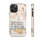Psalm 91:4 Chicken Phone Case