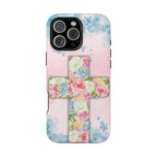 Everlasting Love Floral Cross Phone Case