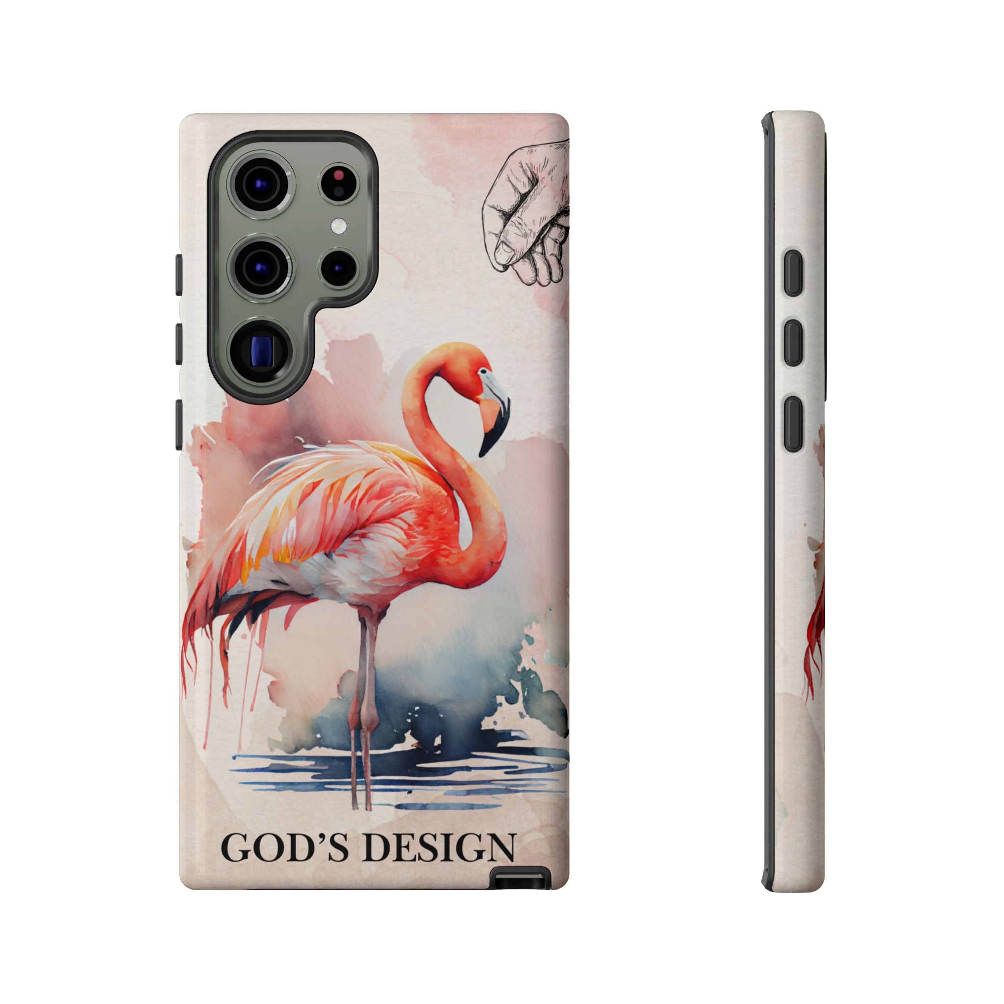 God’s Design Pink Flamingo Case