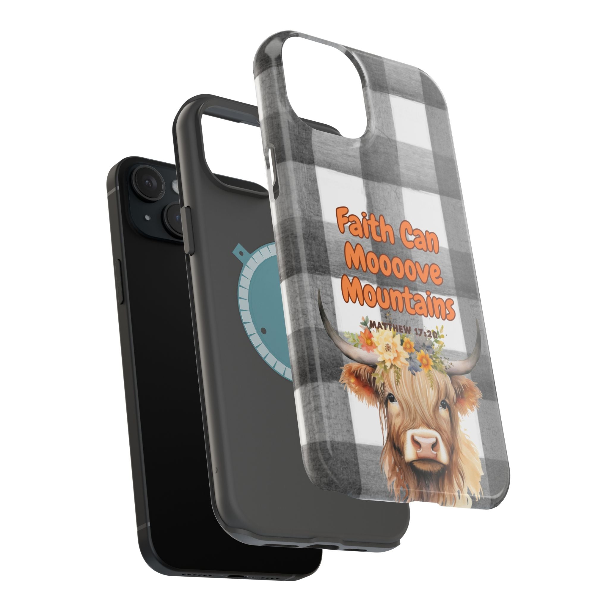 Faith Can Moooove Mountains Phone Case