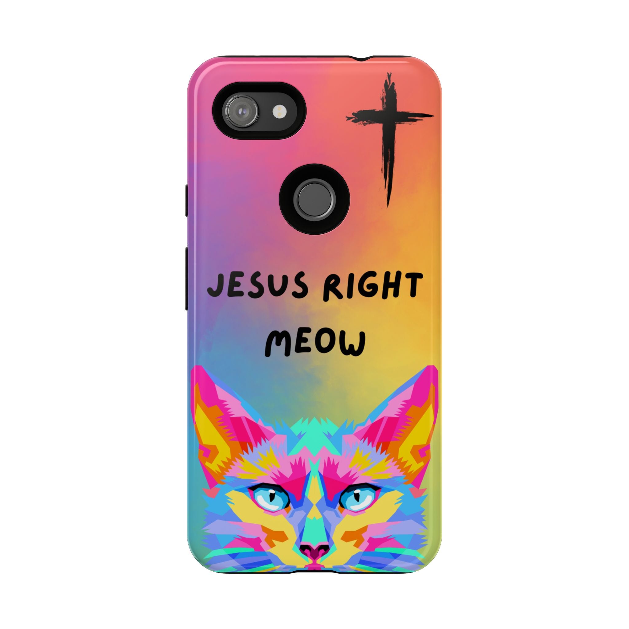 Jesus Right Meow Non MagSafe Phone Case