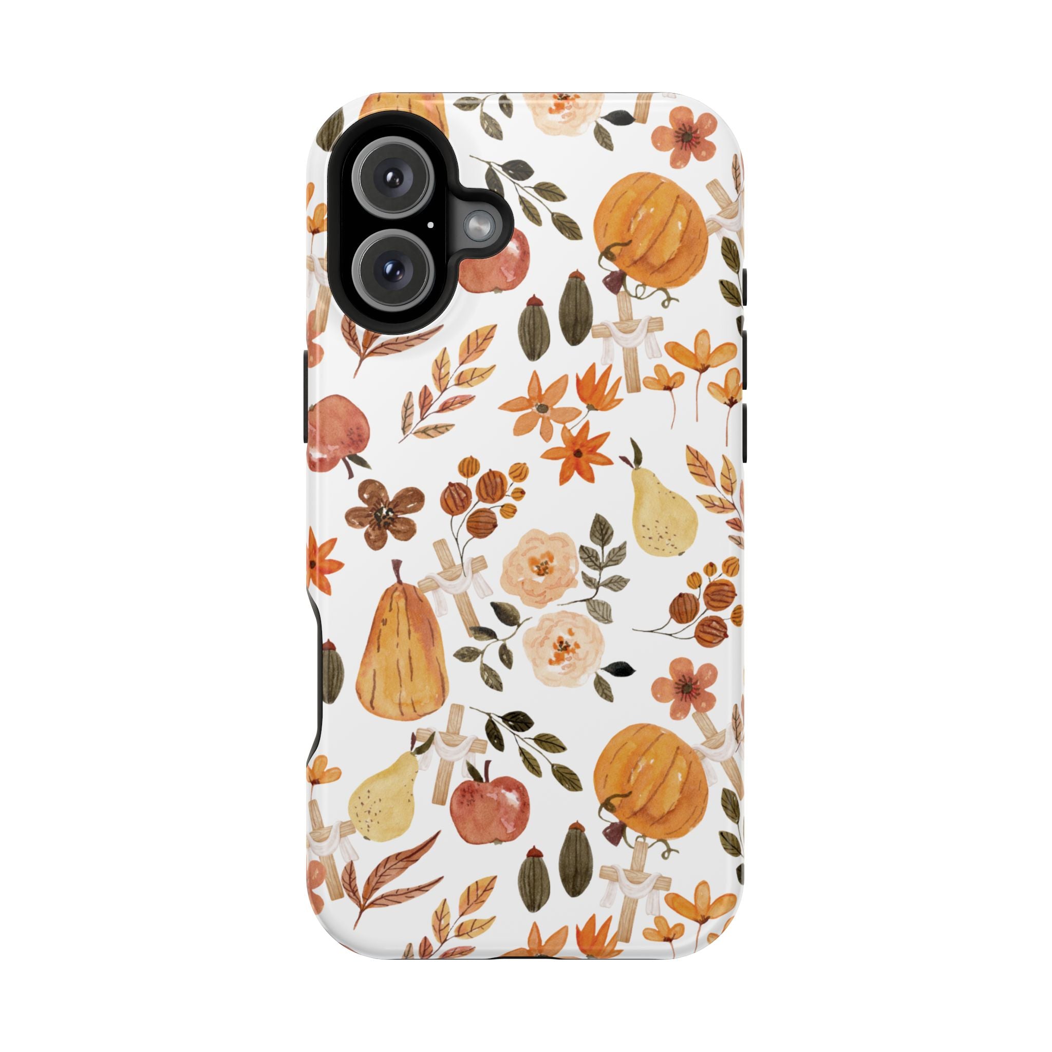 Autumn Cross & Pumpkin Phone Case