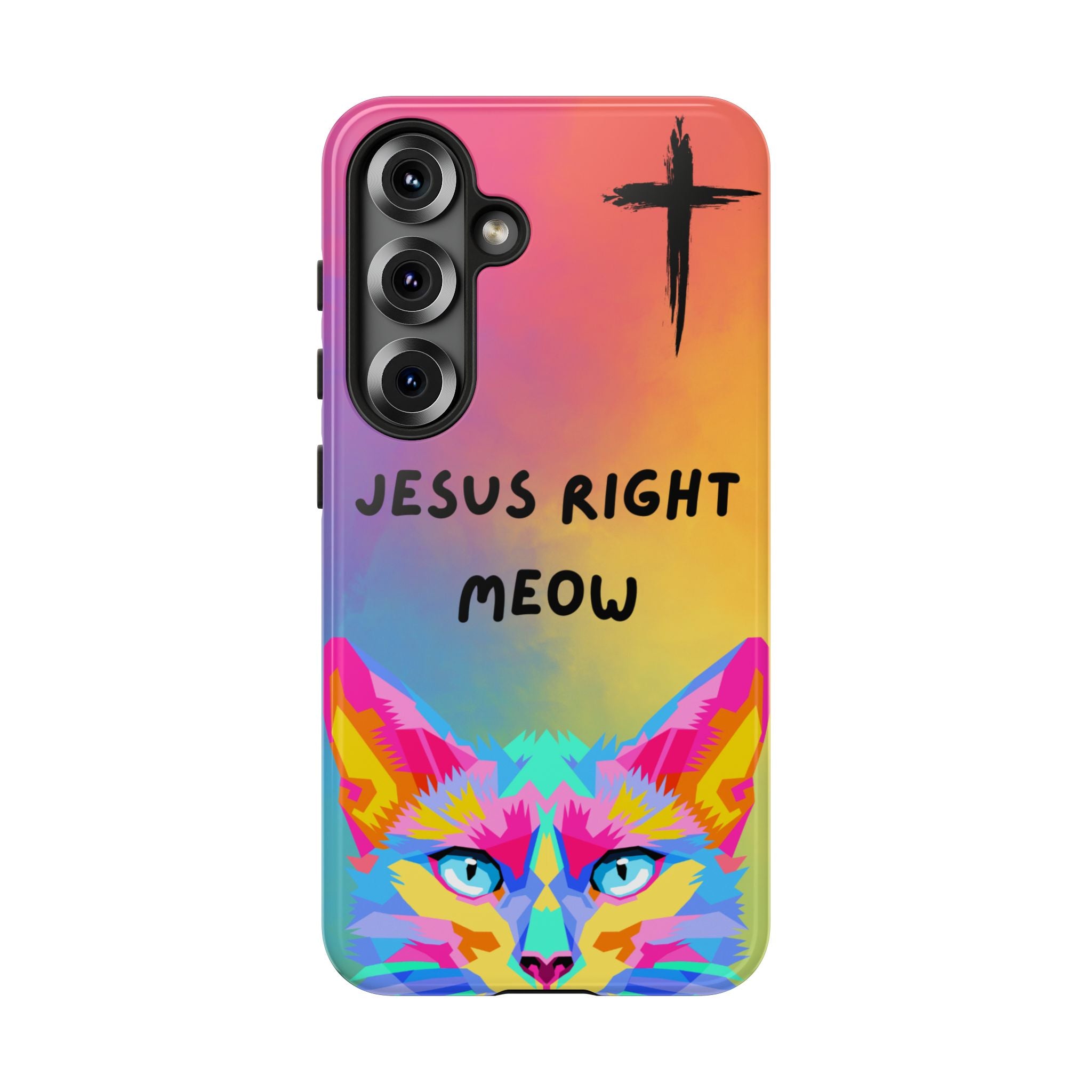 Jesus Right Meow Non MagSafe Phone Case