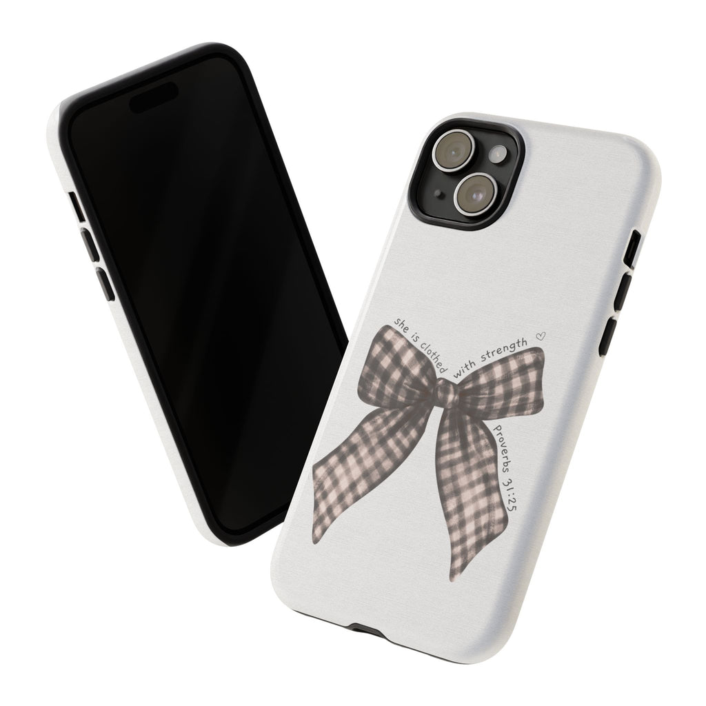 Proverbs 31 Rustic Bow Non MagSafe Phone Case