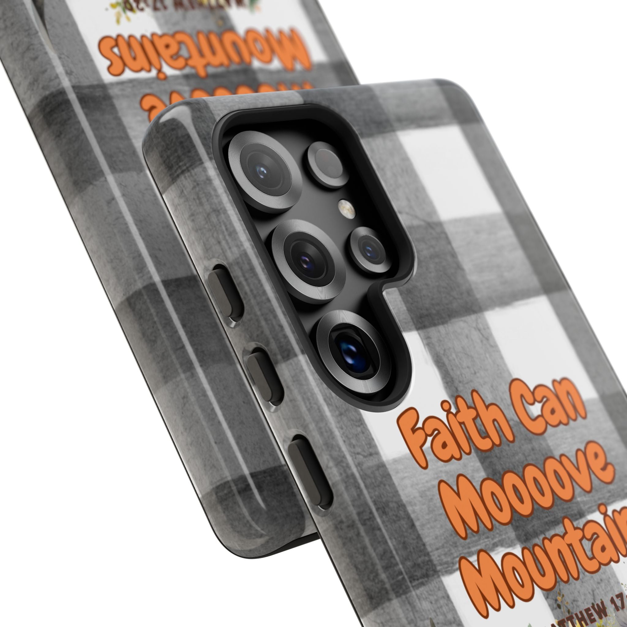 Faith Can Mooooove Mountains Phone Case
