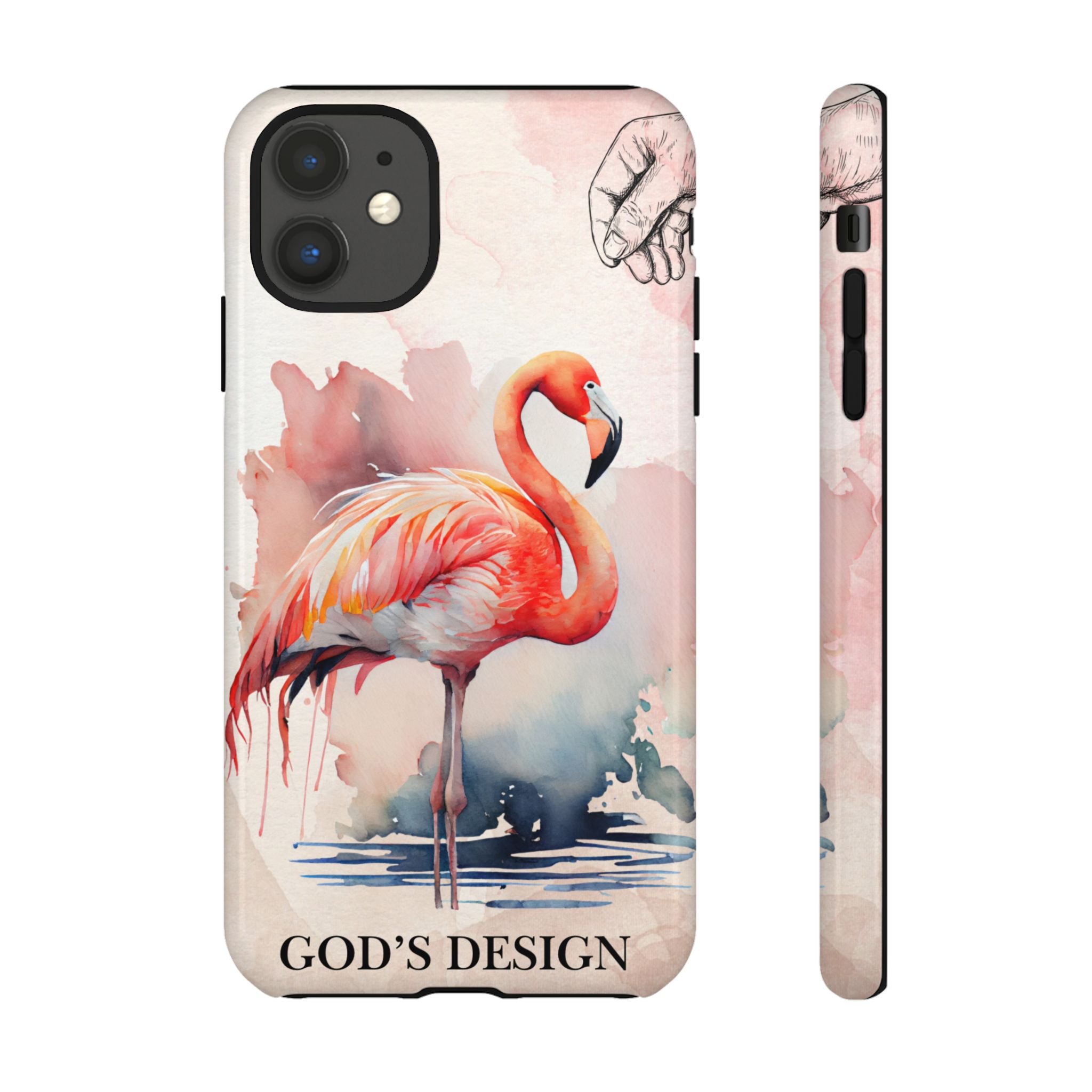 God’s Design Pink Flamingo Case