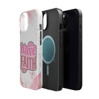 Have Faith Pink Butterfly Phone Case