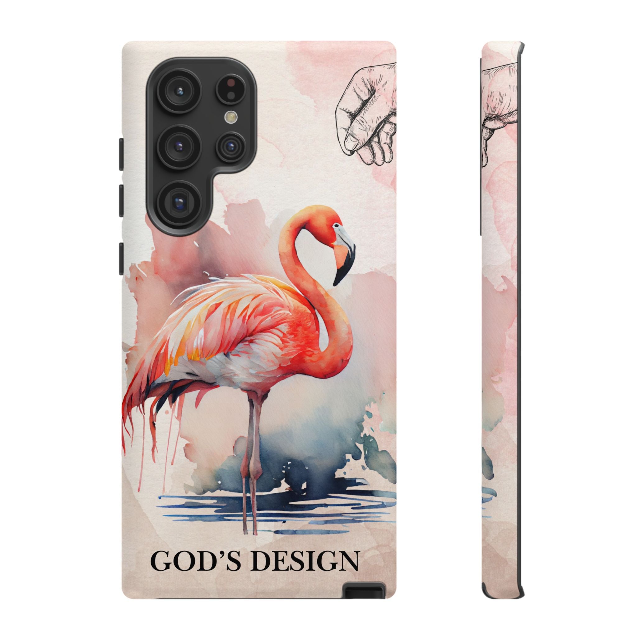 God’s Design Pink Flamingo Case