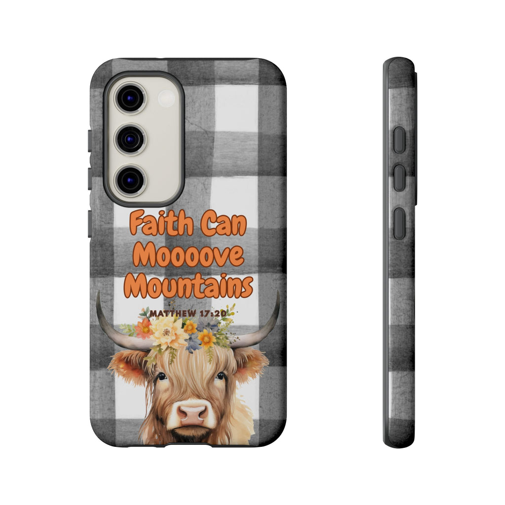 Faith Can Mooooove Mountains Phone Case