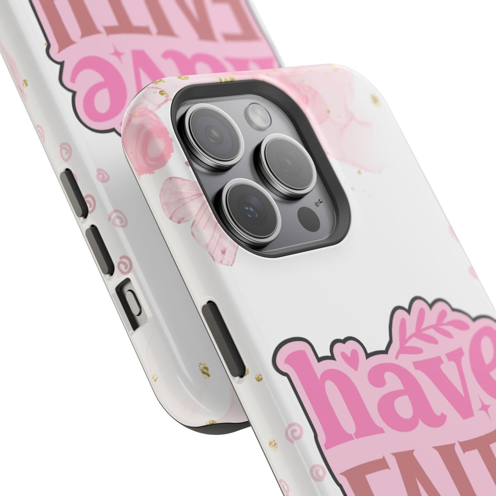 Have Faith Pink Butterfly Phone Case