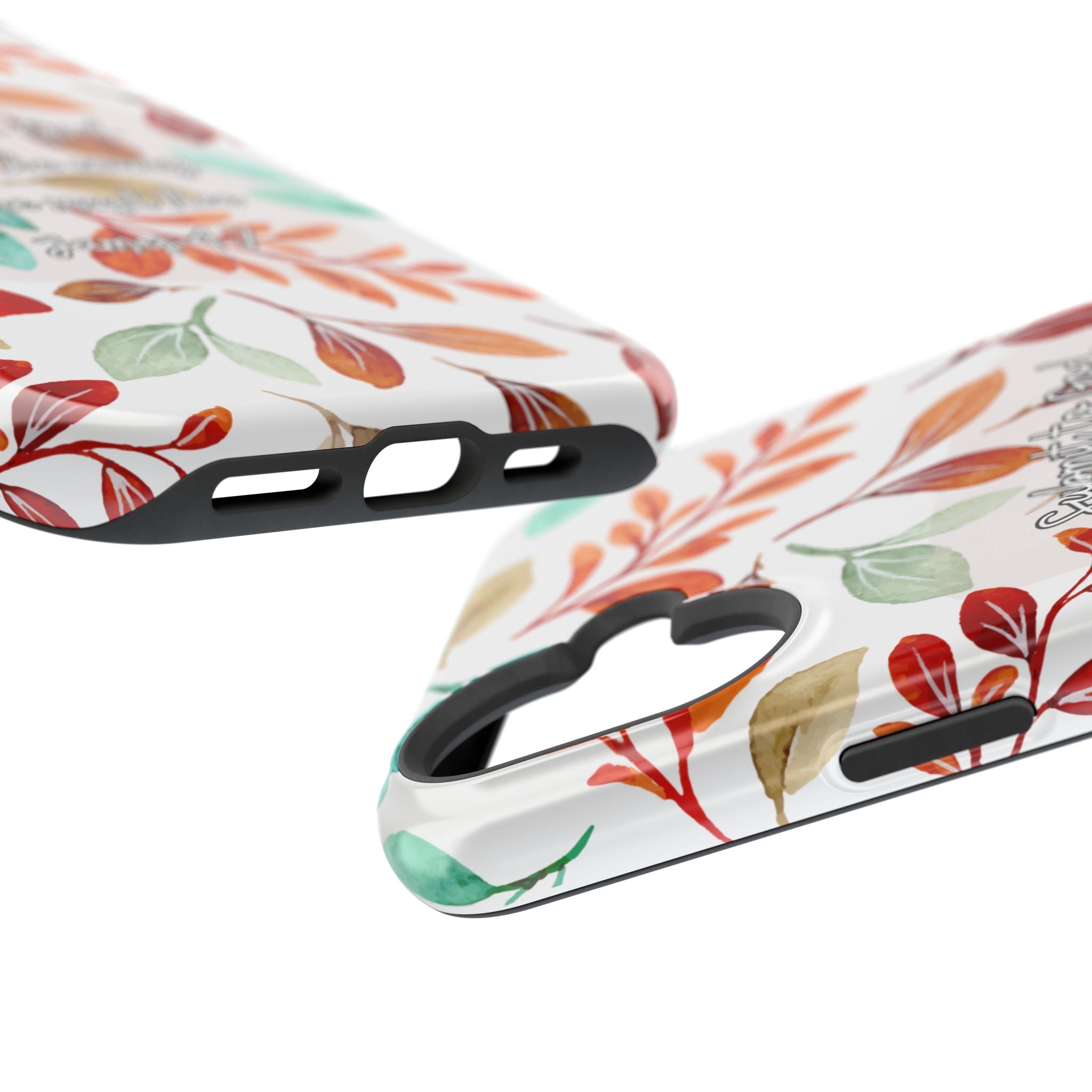 Submit to God Fall floral phone case