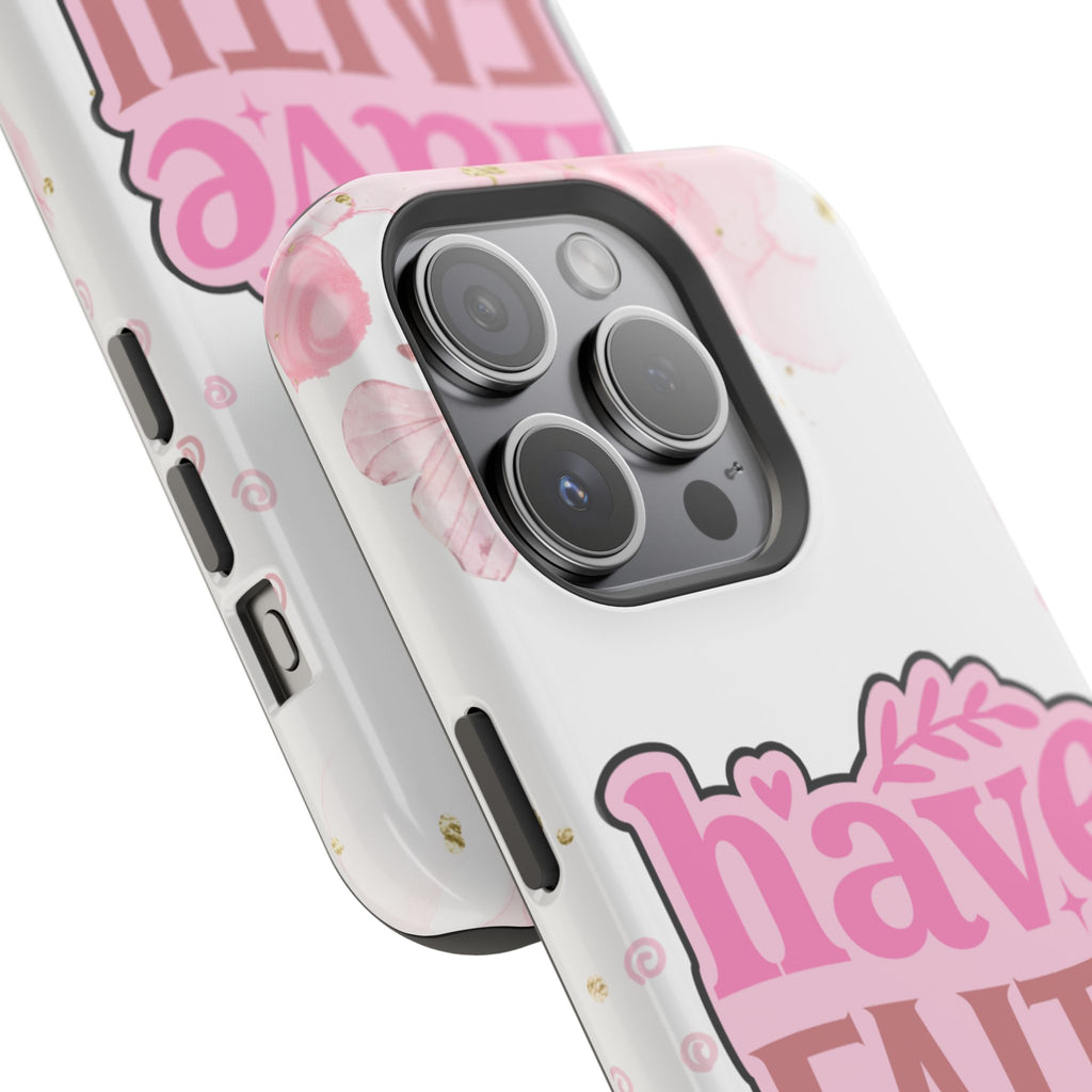 Have Faith Pink Butterfly Phone Case