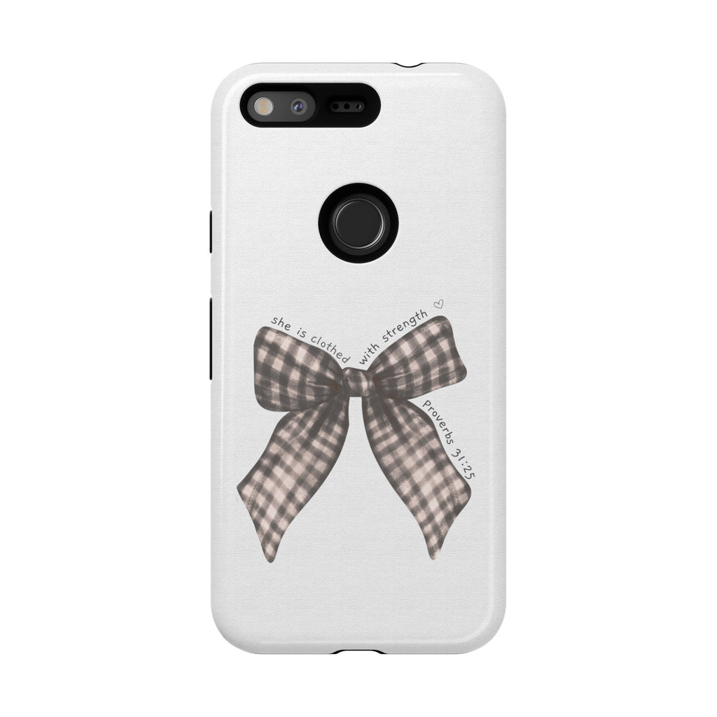 Proverbs 31 Rustic Bow Non MagSafe Phone Case