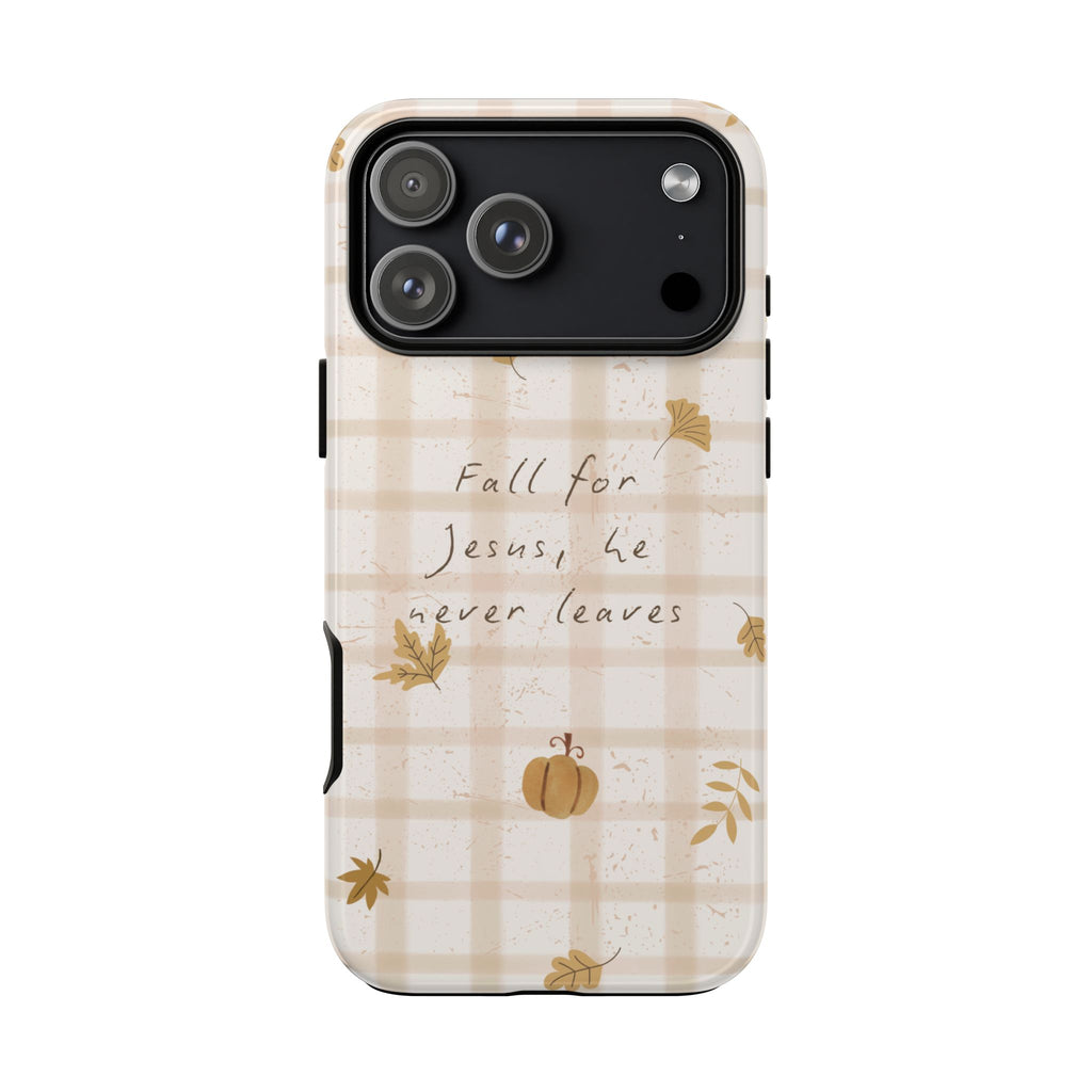 Fall for Jesus Phone Case