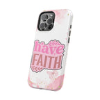 Have Faith Pink Butterfly Phone Case