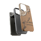 Footprints in the sand phone case