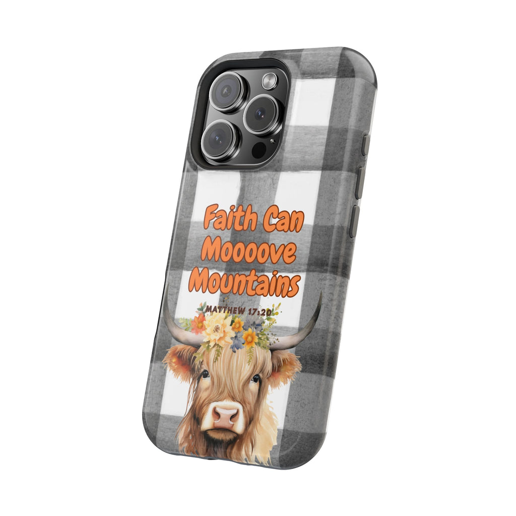 Faith Can Moooove Mountains Phone Case
