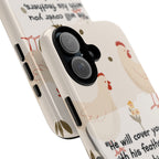 Psalm 91:4 Chicken Phone Case