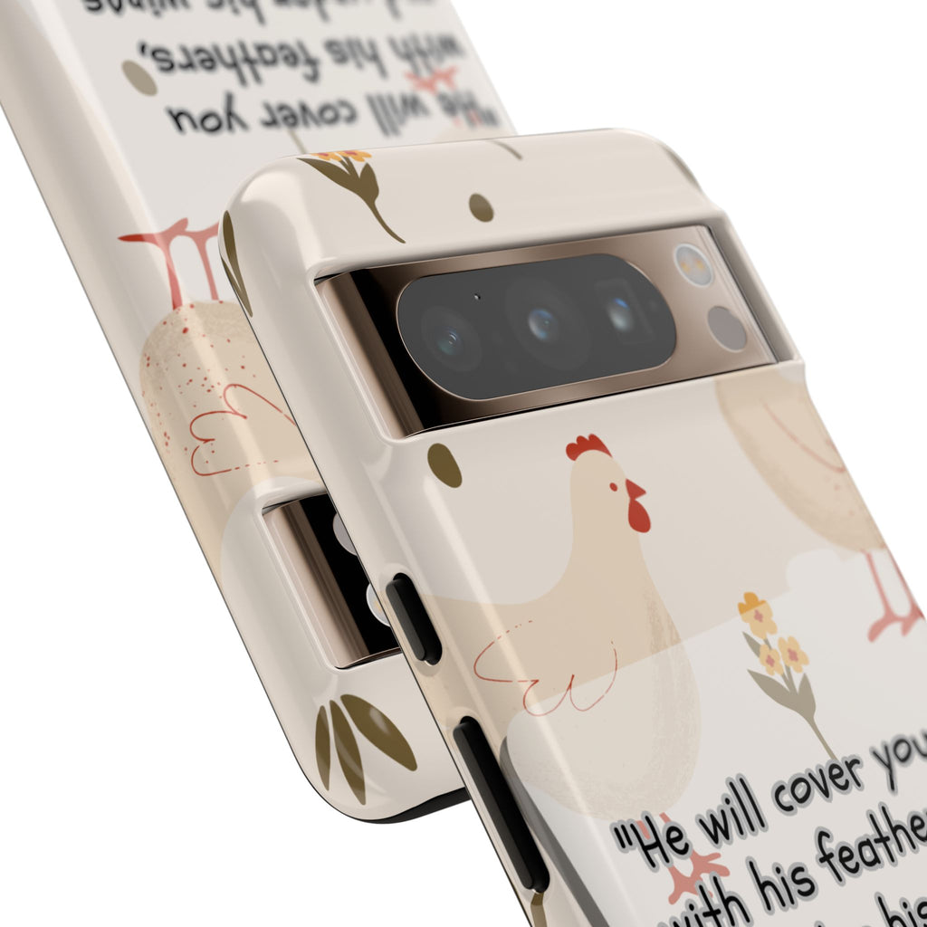 Psalm 91:4 Chicken Phone Case