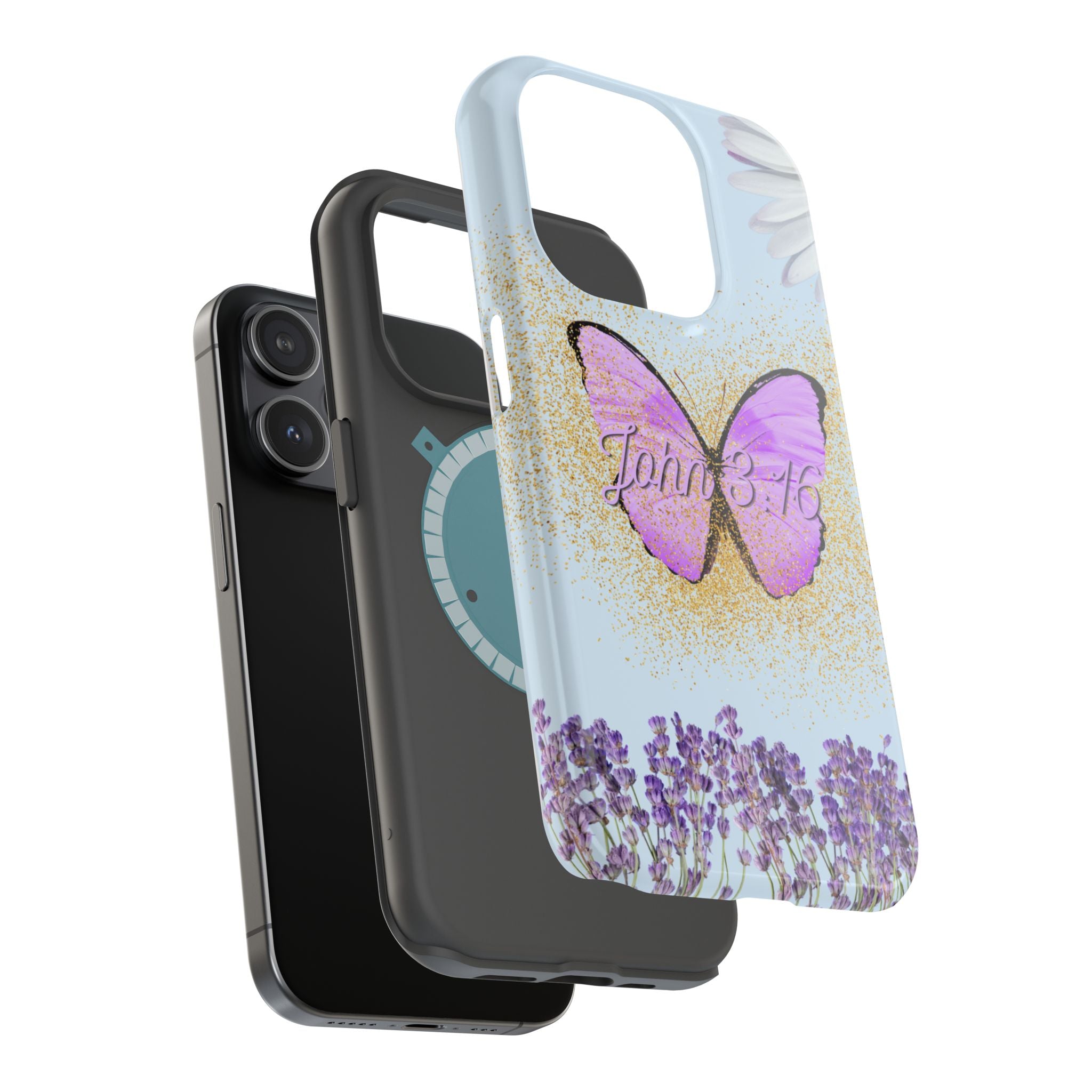 Butterfly Floral John 3:16