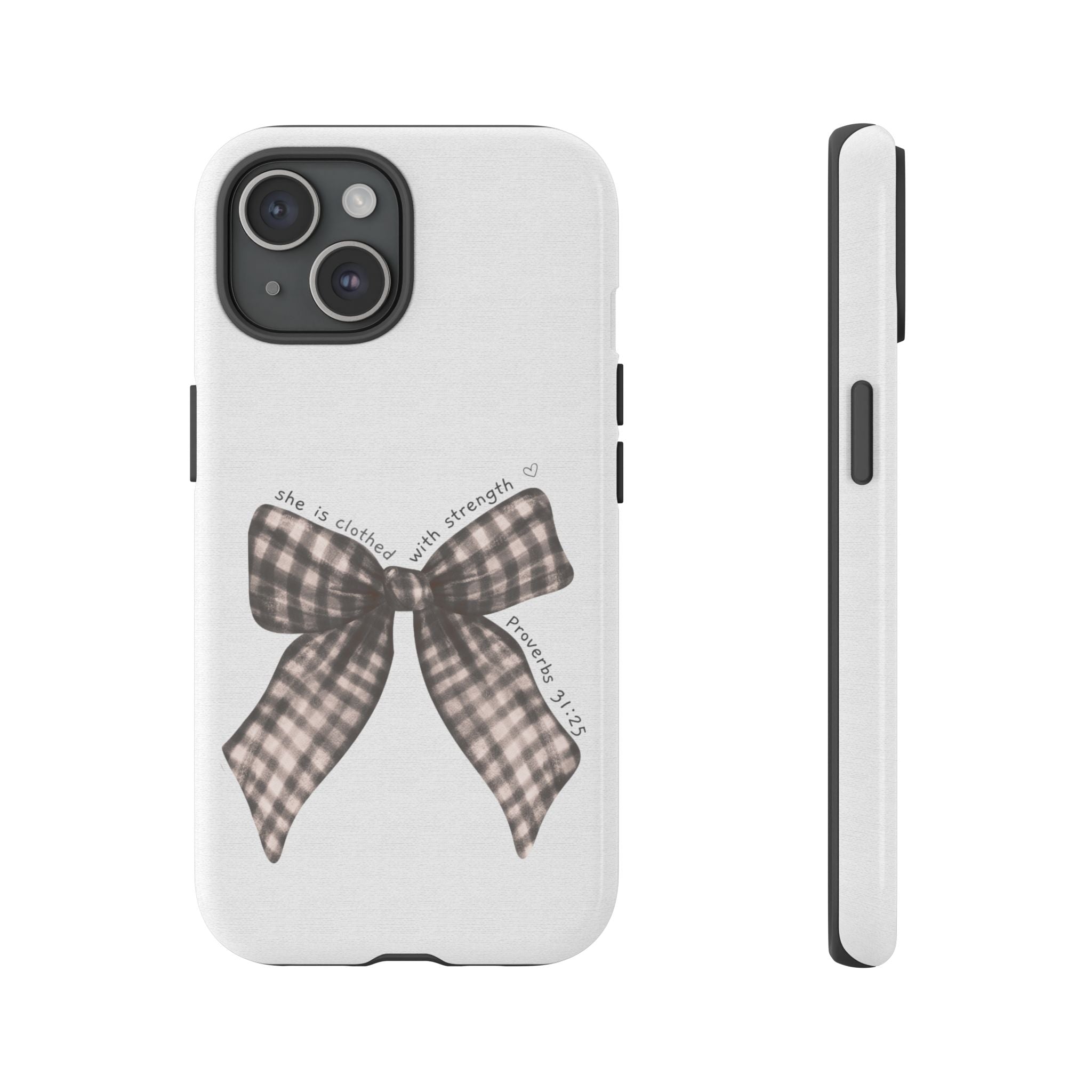 Proverbs 31 Rustic Bow Non MagSafe Phone Case