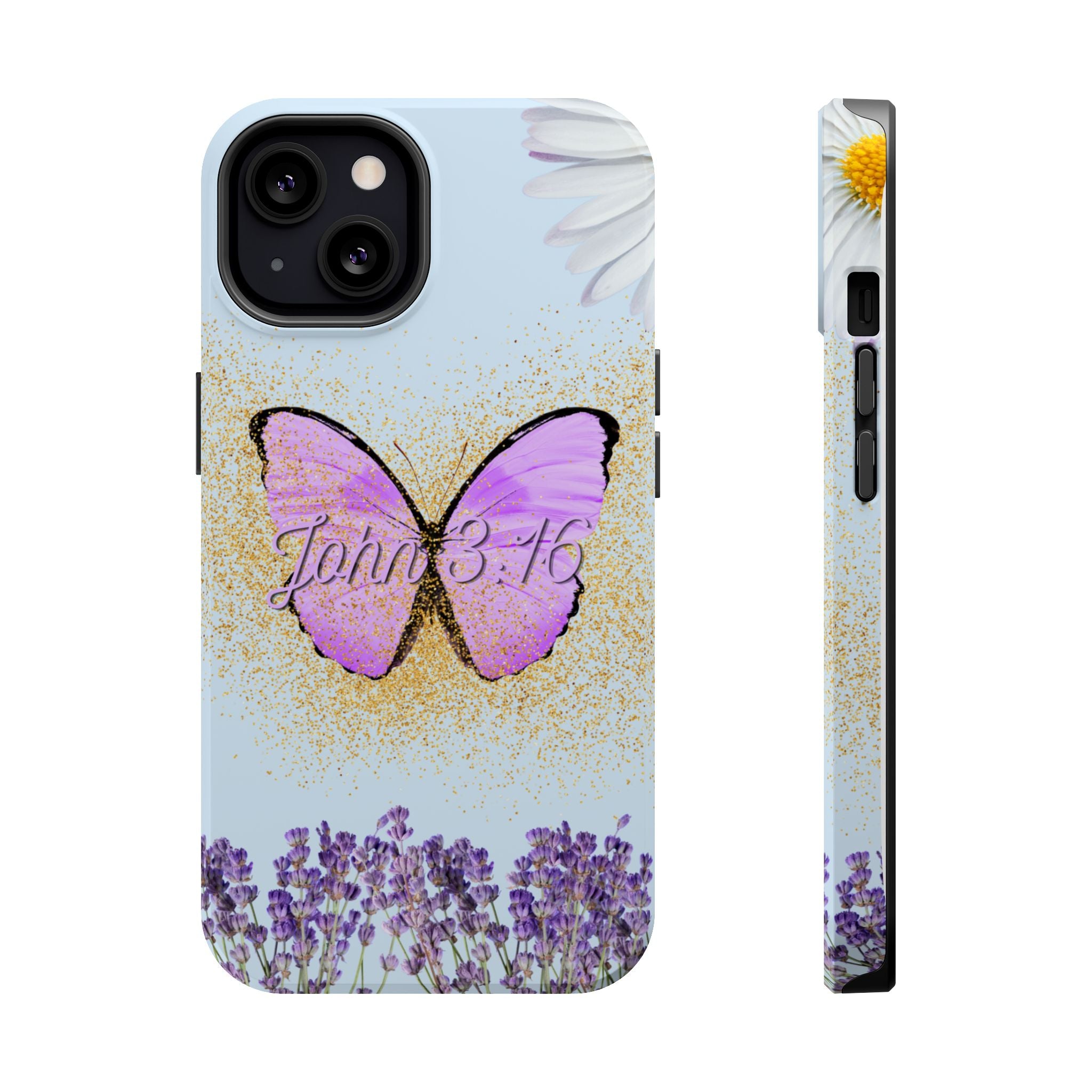 Butterfly Floral John 3:16