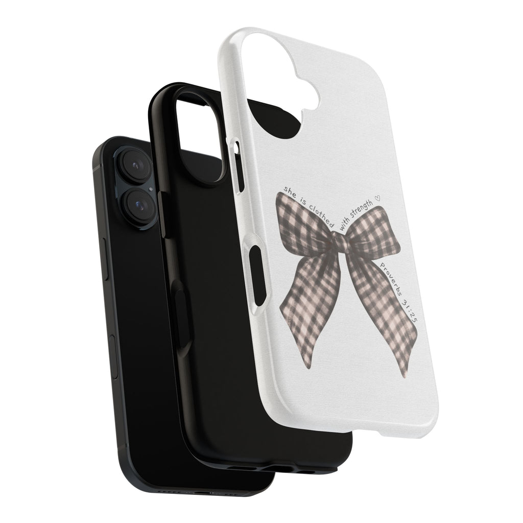 Proverbs 31 Rustic Bow Non MagSafe Phone Case