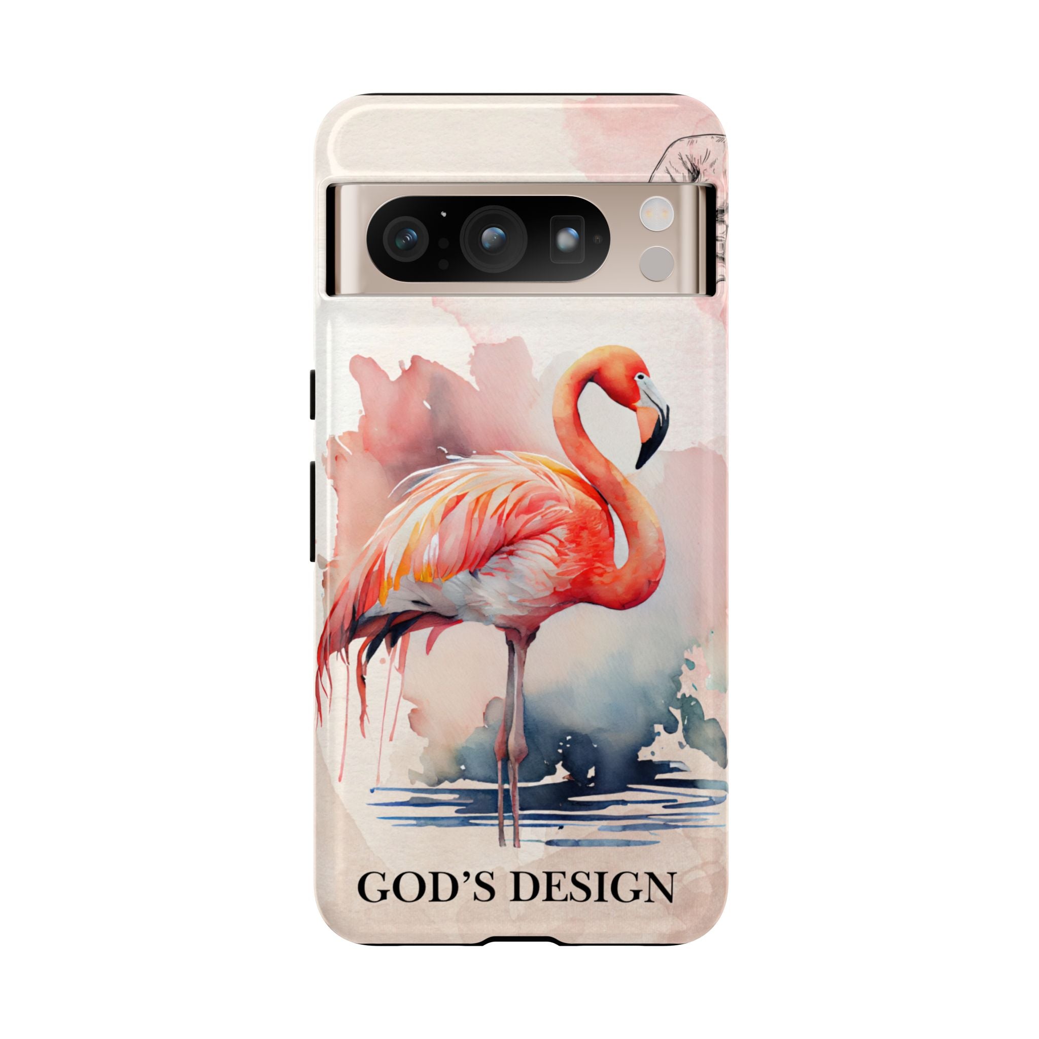 God’s Design Pink Flamingo Case