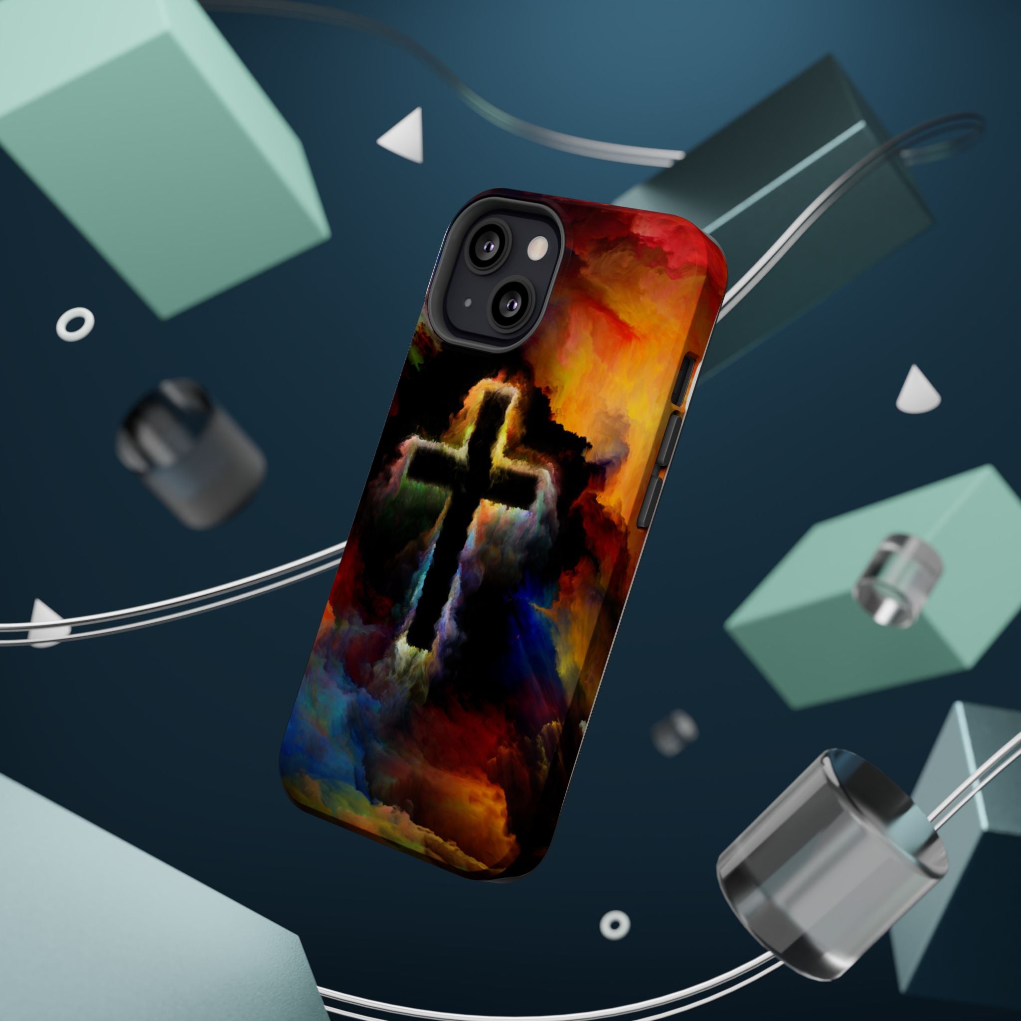 Watercolor Cross Phone Case
