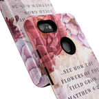 Matthew 6:28 Floral Samsung/Android Phone Case