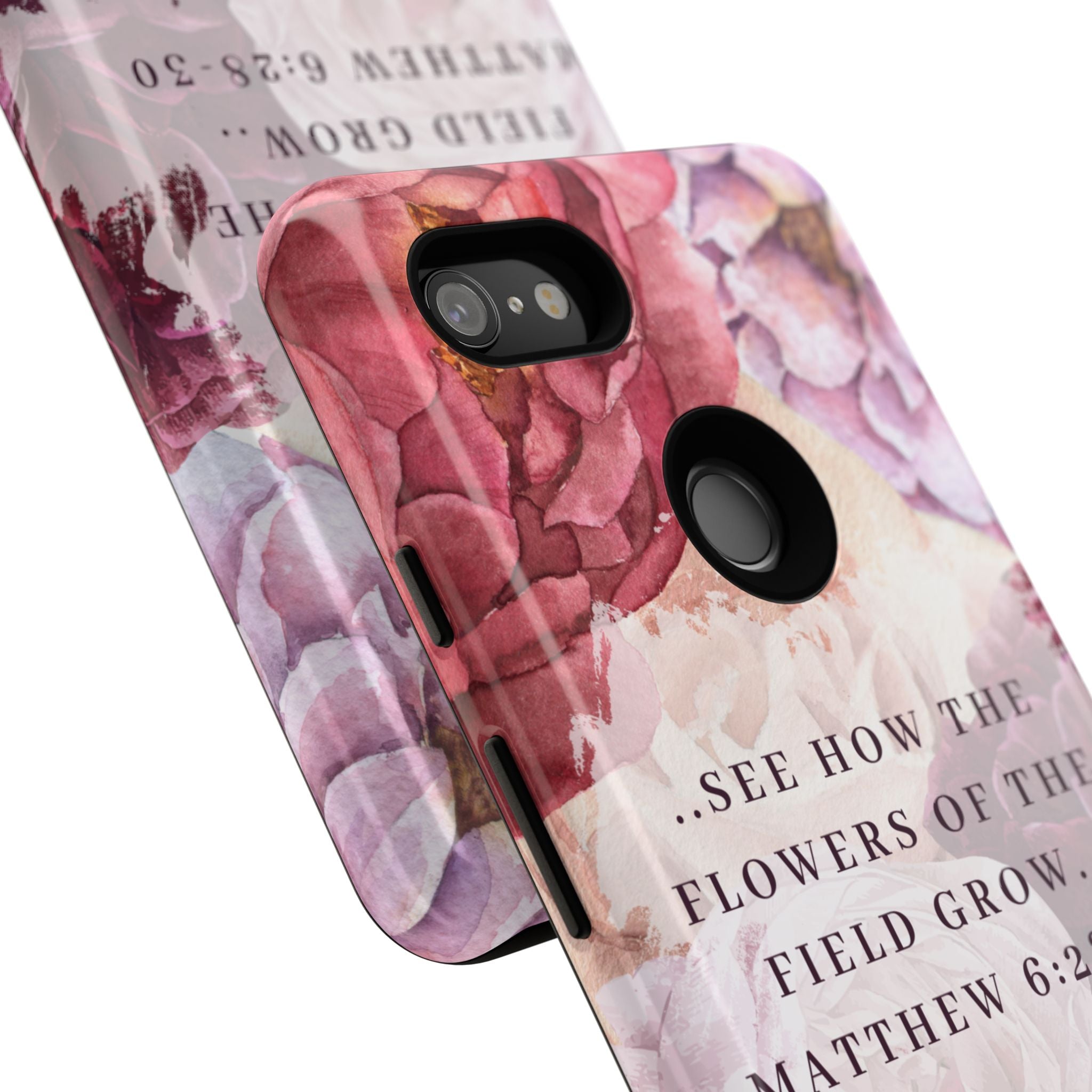 Matthew 6:28 Floral Samsung/Android Phone Case