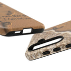 Footprints in the sand phone case