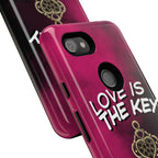 Love is the Key Phone Case