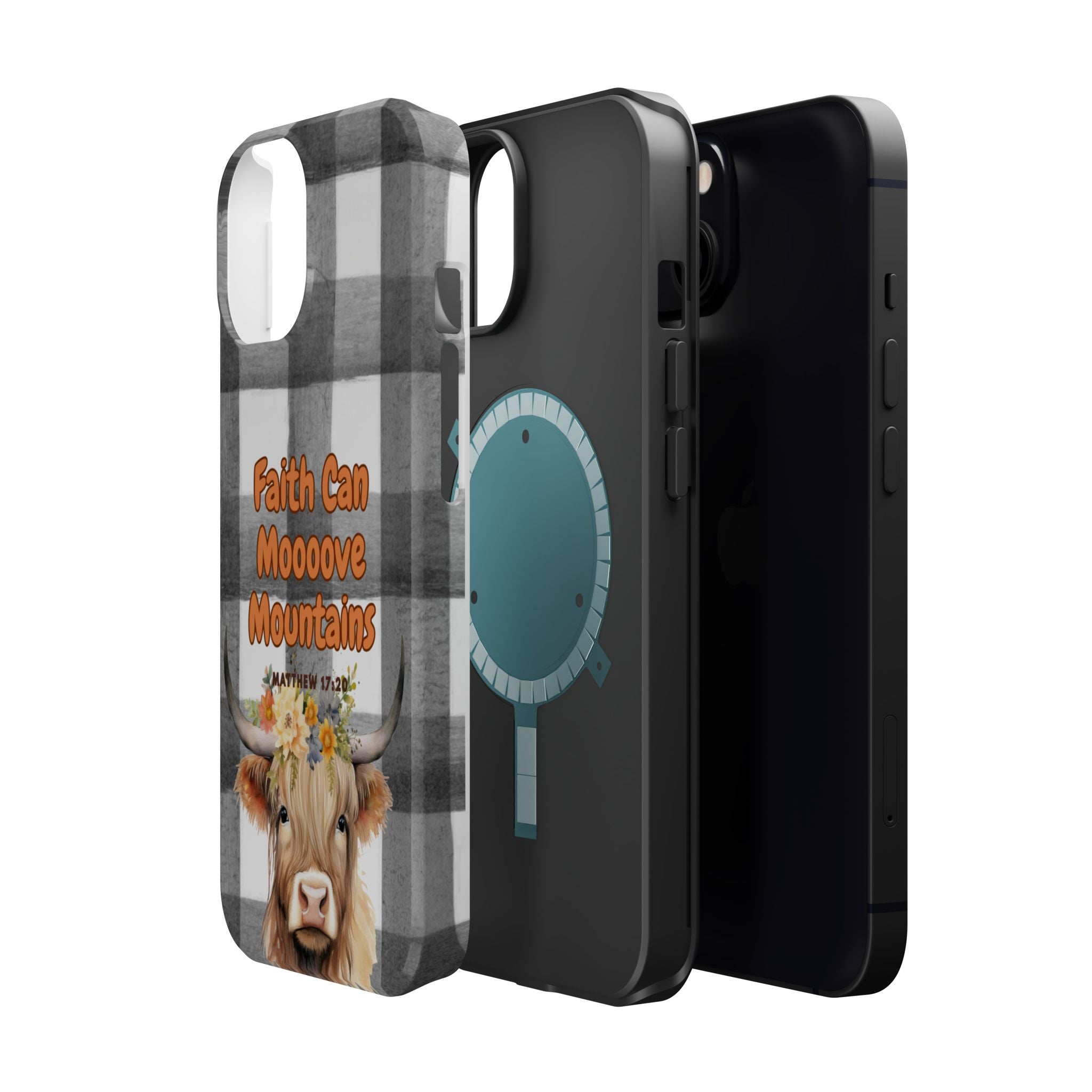 Faith Can Moooove Mountains Phone Case
