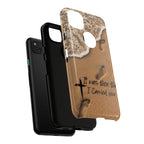 Footprints in the sand phone case