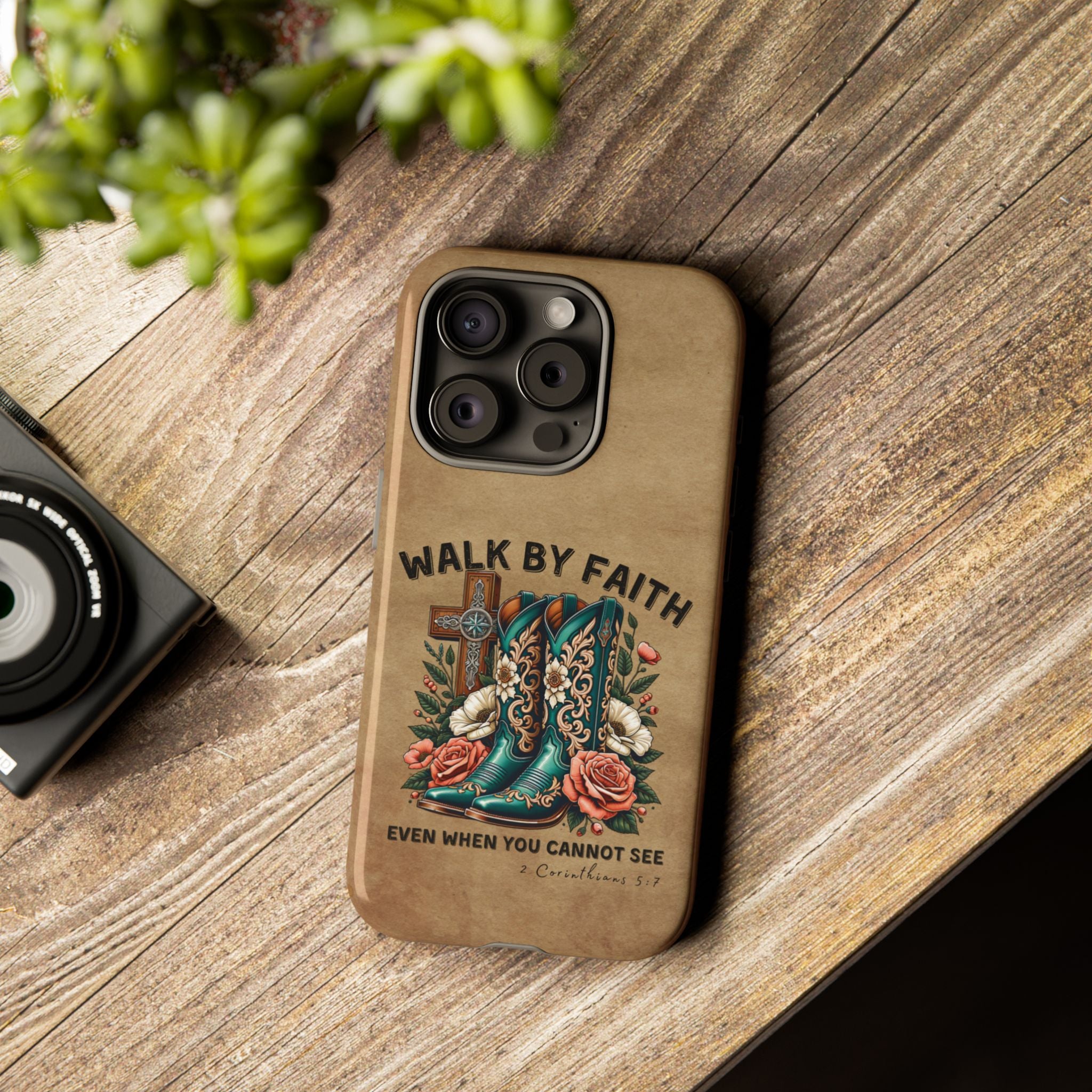 Walk By Faith Rustic Case
