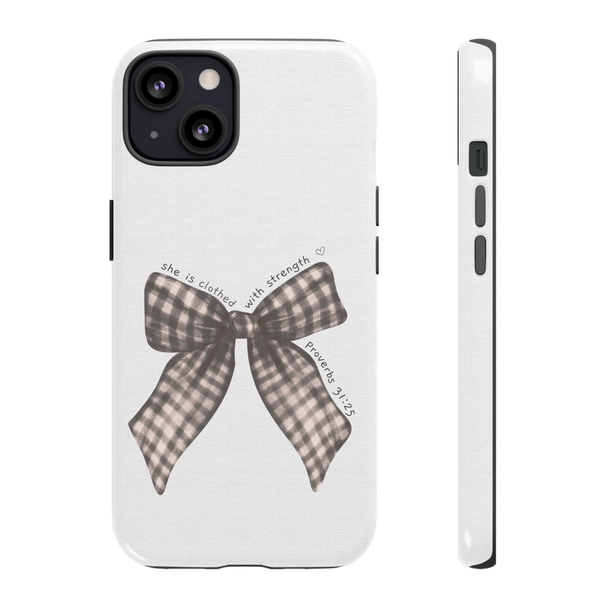 Proverbs 31 Rustic Bow Non MagSafe Phone Case