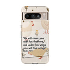 Psalm 91:4 Chicken Phone Case