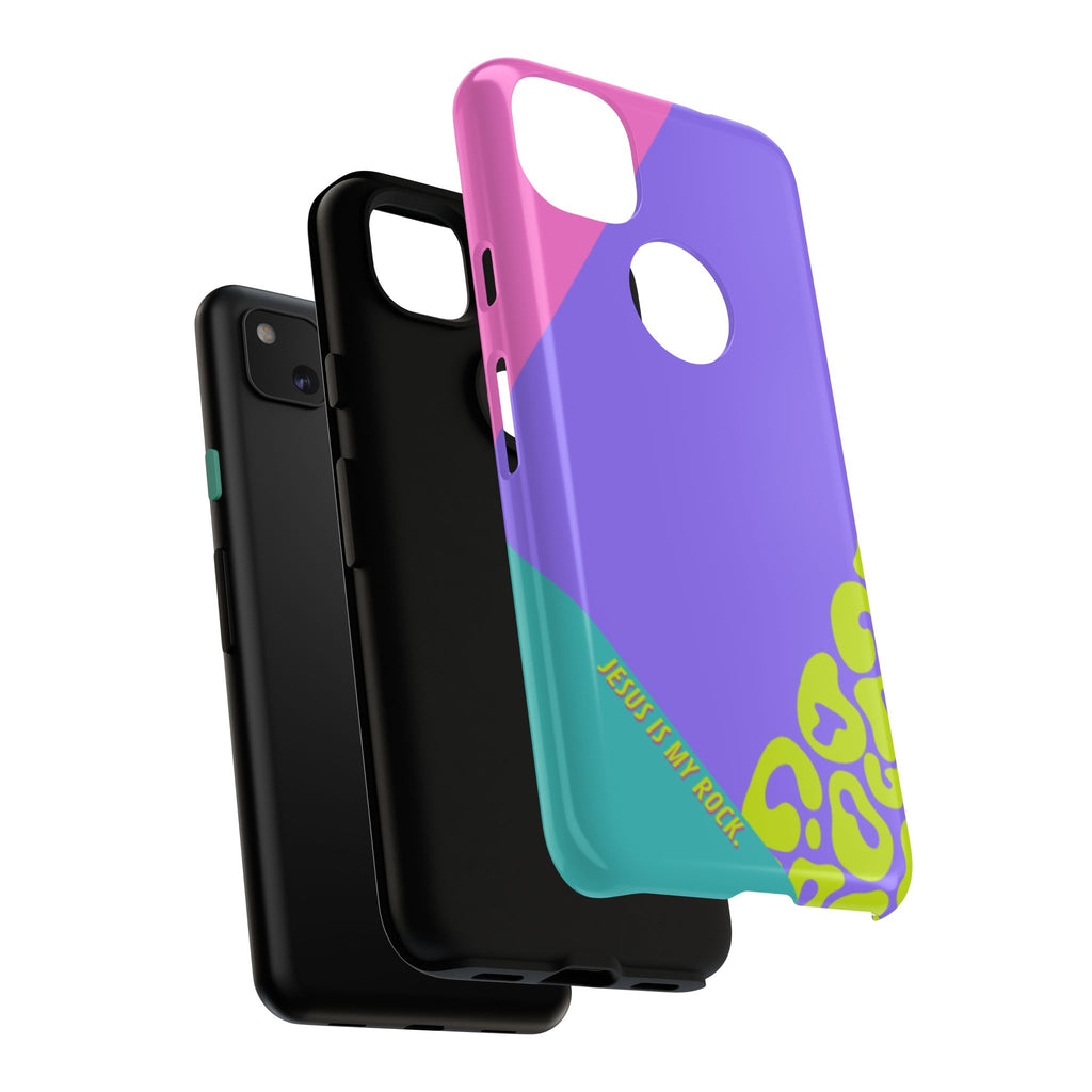 Jesus is My Rock 90's Themed Phone Case