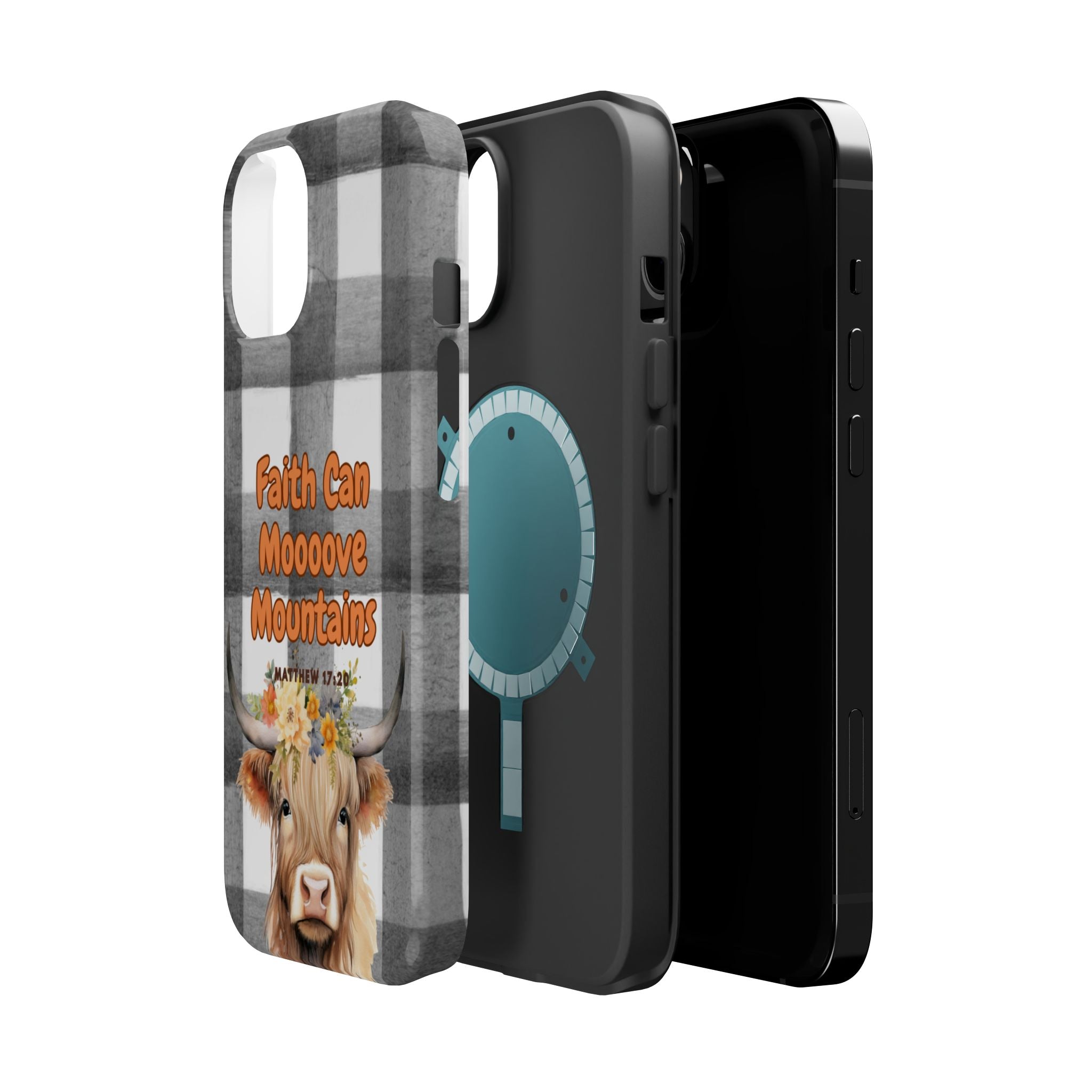 Faith Can Moooove Mountains Phone Case