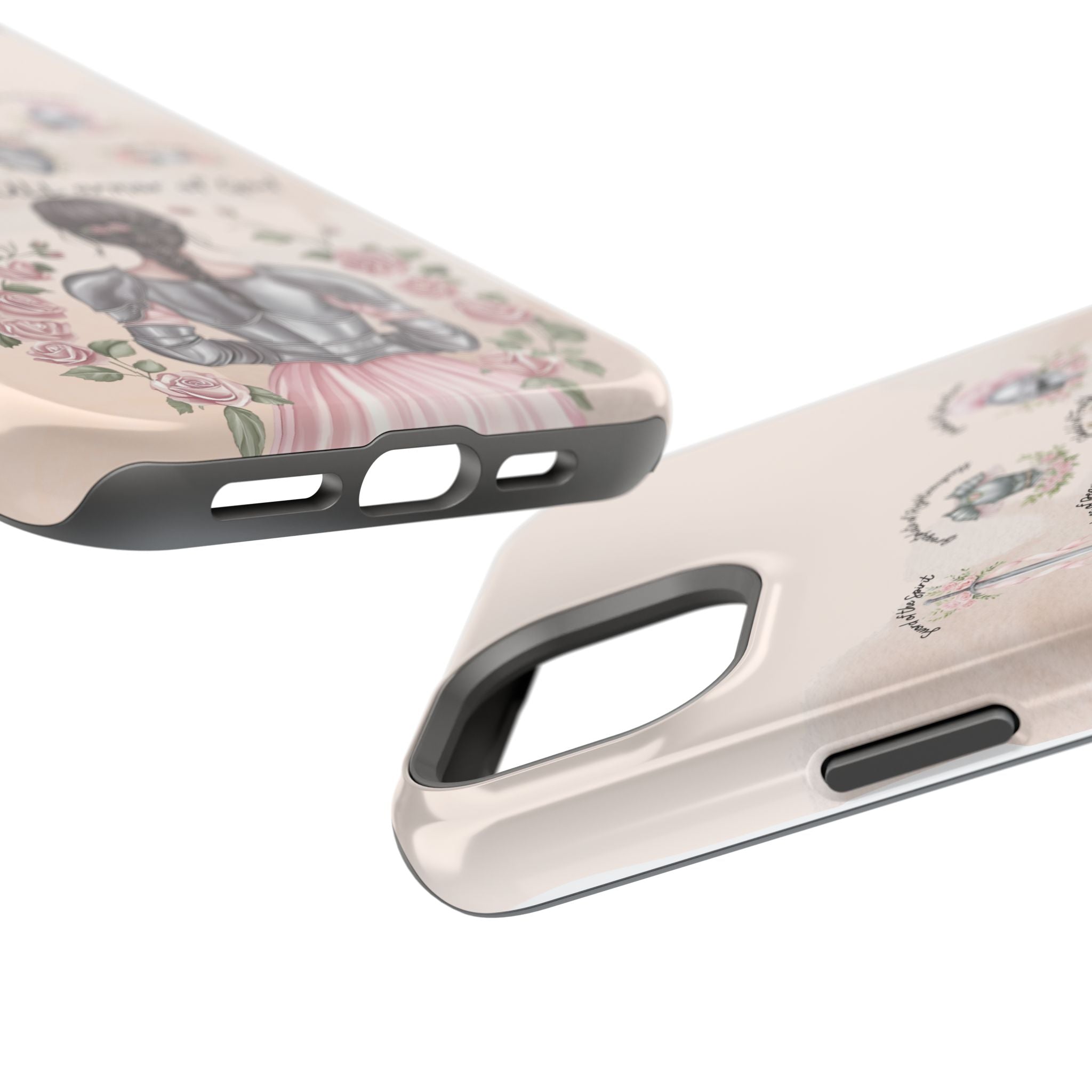 Armor of God Phone Case (dark hair, light skinned woman)