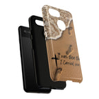 Footprints in the sand phone case